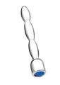 Blue Line Bling Bling Wavy Penis Plug 2in - Stainless