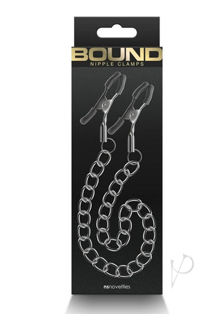 Bound Nipple Clamps Dc2 - Gray/Grey/Gun Metal/Metal