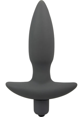 Corked 2 Silicone Anal Plug - Charcoal/Grey - Small