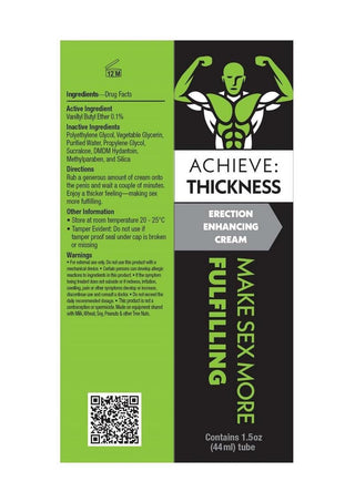 Achieve Thickness Girth Enhancement