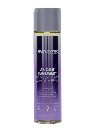 Anoint Perfumery Massage Oil Lavender Flower and Vanilla Bean - 4oz