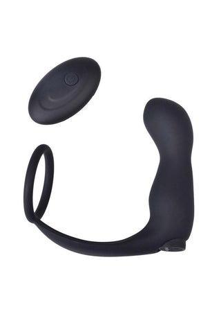 Ass-Sation Remote Controlled Contoured Rechargeable Silicone Anal Plug