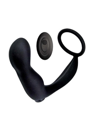 Ass-Sation Remote Controlled Contoured Rechargeable Silicone Anal Plug