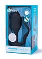 B-Vibe Vibrating Snug and Tug Rechargeable Silicone Cock Ring Andamp; Anal Plug