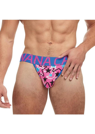 Banana Cabana Jock - Purple - Large/XLarge