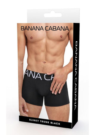 Banana Cabana Trunks - Black - Medium/Small