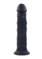 Black Thunder Rechargeable Silicone Dildo with Remote