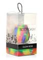 Bloomgasm Glow Rose Rechargeable Silicone Glow In The Dark Rose Clit Stimulator