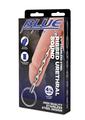 Blue Line Ribbed Urethral Sound 4.25in - Stainless