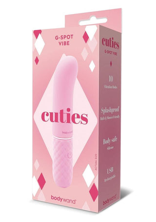 Bodywand Cuties Mini G Rechargeable Silicone Vibrator - Pink