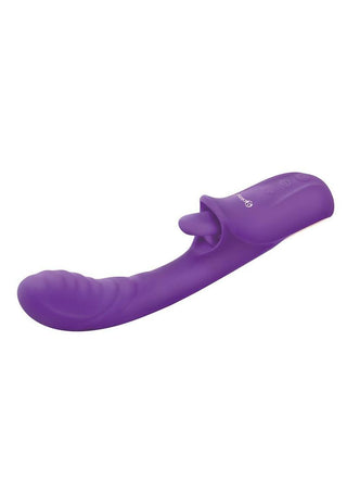 Bodywand G-Play Rechargeable Silicone Dual Stim Lick Me Out G-Spot Squirt Trainer Vibrator with Clitoral Stimulator