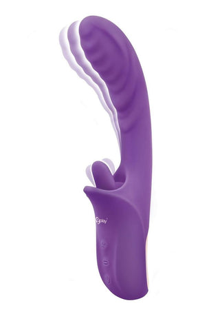 Bodywand G-Play Rechargeable Silicone Dual Stim Lick Me Out G-Spot Squirt Trainer Vibrator with Clitoral Stimulator