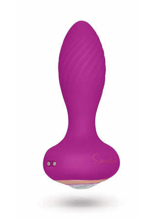 Bodywand Socialite Paradis Rechargeable Silicone Anal Plug - Gold/Purple