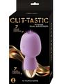 Clit-Tastic Intense Dual Massager Rechargeable Silicone Vibrator with Clitoral Stimulator