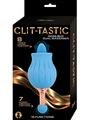 Clit-Tastic Rose Bud Dual Massager Rechargeable Silicone with Clitoral Stimulator