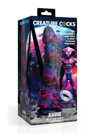 Creature Cocks Alendoid Silicone Dildo - Multicolor