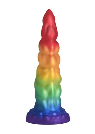 Creature Cocks Magic Rider Unicorn Silicone Dildo - Multicolor/Rainbow