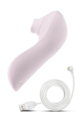 Delice Fleus Air Pulsing Vibe Rechargeable Silicone Clitoral Vibrator - Barely