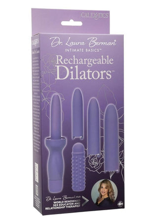 Dr. Laura Berman Rechargeable Dilators - Purple - Set Of 4