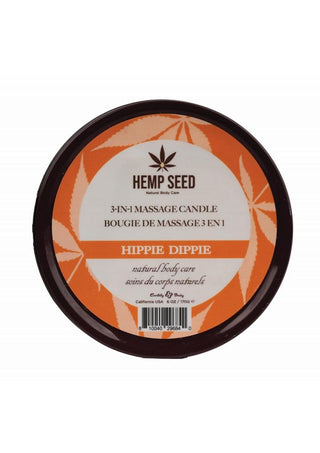 Earthly Body Hemp Seed 3 In 1 Massage Candle - Hippie Dippie