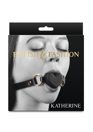 Fetish and Fashion Katherine Silicone Ball Gag - Black