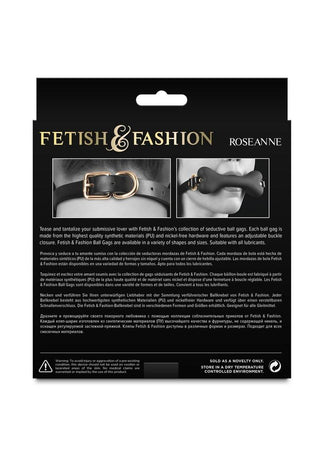 Fetish and Fashion Roseanne Silicone Ball Gag