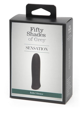 Fifty Shades Of Grey Sensation Rechargeable Silicone Bullet Vibrator - Black