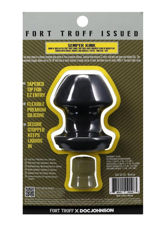 Fort Troff Kum Keeper Silicone Open End Anal Plug