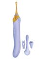 Goddess Lavender Elegance Rechargeable Silicone Dual End Massager