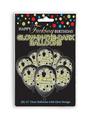 Happy F'ing Birthday Glow In The Dark Ballons - Glow In The Dark - 8 Per Pack