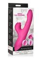 Inmi Bumping Bunny Thrusting Pulsing Rechargeable Silicone Rabbit Vibrator