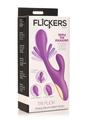 Inmi Tri-Flick Flicking Rechargeable Silicone Rabbit Vibrator