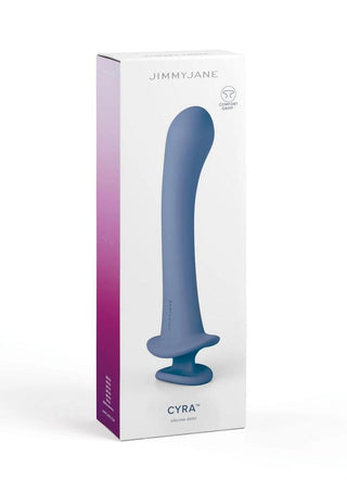 Jimmyjane Cyra Silicone Dildo - Blue