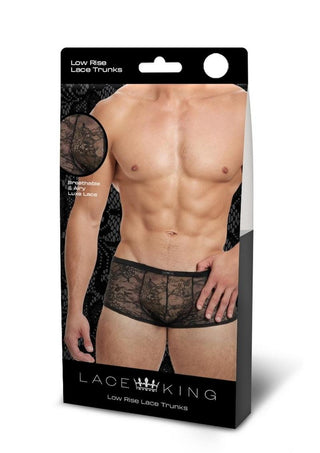 Lace King Lace Trunks - Black - Medium/Small