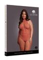 Le Desir Fishnet Lace Bodystocking - Queen - Sunset Glow