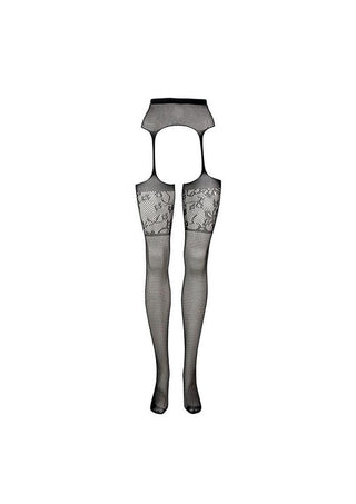 Le Desir Garterbelt Stocking with Lace Top