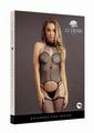 Le Desir Suspender Fishnet Choker Bodystocking