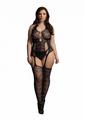 Le Desire Lace Suspender Bodystocking