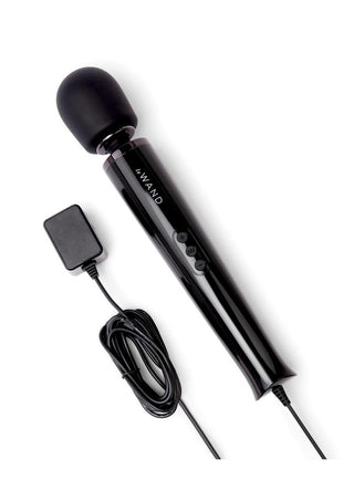 Le Wand Plug-In Massager - Sky - Black