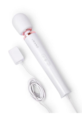 Le Wand Plug-In Massager - Sky - White