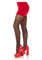 Leg Avenue Spandex Sheer Polka Dot Cherry Tights