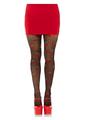 Leg Avenue Spandex Sheer Polka Dot Cherry Tights