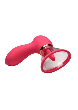 Lickgasm Plump Pleasure Licking and Sucking Rechargeable Silicone Clitoral Stimulator