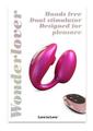 Love to Love Wonderlover Rechargeable Silicone Dual Vibrator with Remote - Iridescent