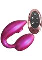 Love to Love Wonderlover Rechargeable Silicone Dual Vibrator with Remote - Iridescent