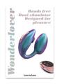 Love to Love Wonderlover Rechargeable Silicone Dual Vibrator with Remote - Iridescent