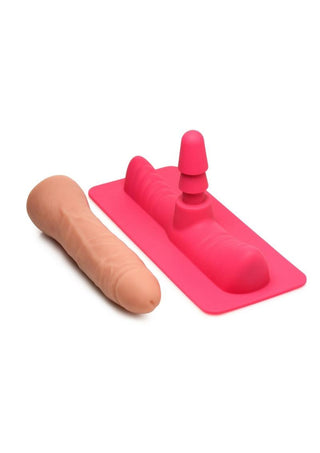 Lovebotz Saddle Adapter with Silicone Dildo