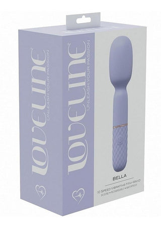 Loveline Bella Rechargeable Silicone Mini Wand - Lavender/Purple