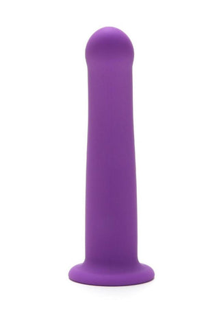 ME YOU US Curved Silicone Dildo - Purple - 7in