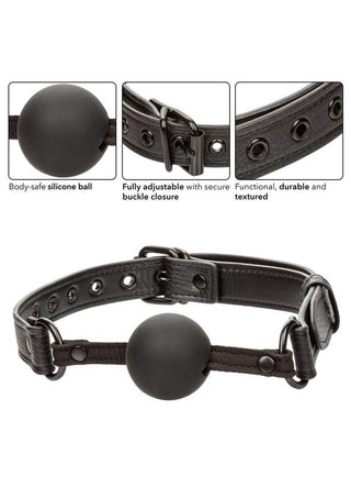 Nocturnal Collection Adjustable Silicone Ball Gag